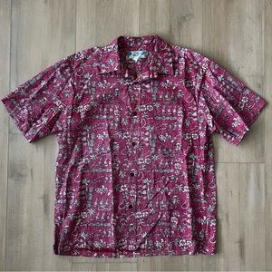 two palms hawaiian shirt size large